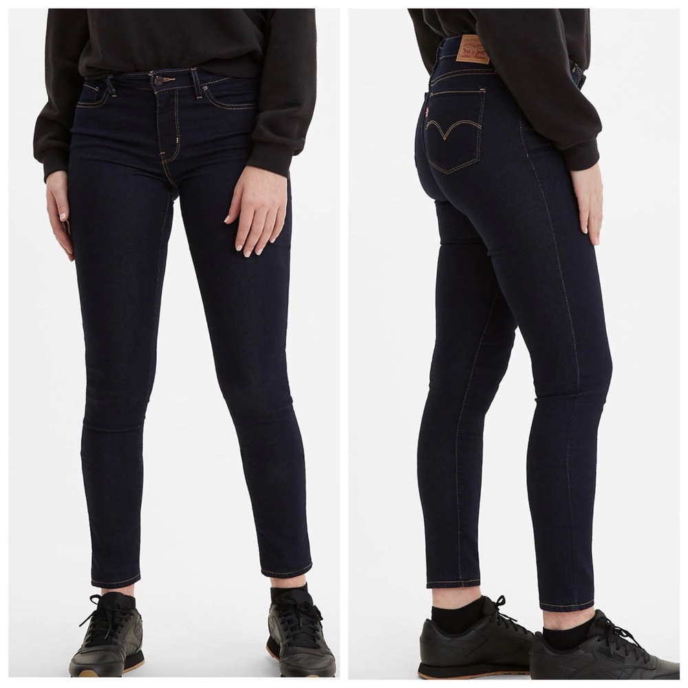 NWOT Levi’s 711 Dark Skinny Jeans